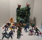 Vintage Masters of the Universe Castle Grayskull Incomplete & 17 figures