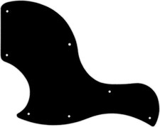 WD Custom Pickguard For Left Hand Gibson 2018 SG Junior #38 Black/Cream/Black