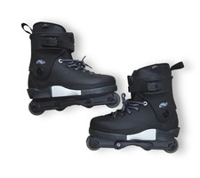 Razors Cult FLT3 Size 8 Inline Skates Black used once on indoor ramp