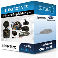 für Subaru Outback 10.1998-08.2003 Towtec E-Satz 7Polig Fahrzeugspezifisch NEU