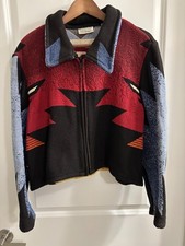 Fun Vintage Harley Davidson Knit Jacket, Size L, Bought in CA in the 70's