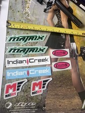 Paintball Vintage Sticker Lot (8 Sticker), ICD, Matrix DM3, MacDev, Evolution