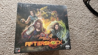 Street Masters Aftershock Base Game Deluxe Box Board Game Kickstarter Exclusive