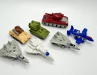 Vintage Transformers G1 Micron Micromasters/Mini's Airplanes and Tanks lot of 7
