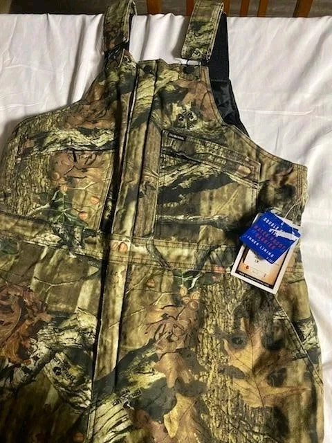 Mossy Oak  Camo NWT  Mens Insulated Duck Bib Coverall Wolf Mountain Wear By Key - Image 2 of 4