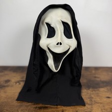 Vintage Fun World Gen 1 Happy Ghost 1990 s SCREAM Ghostface Mask RARE CLEAN