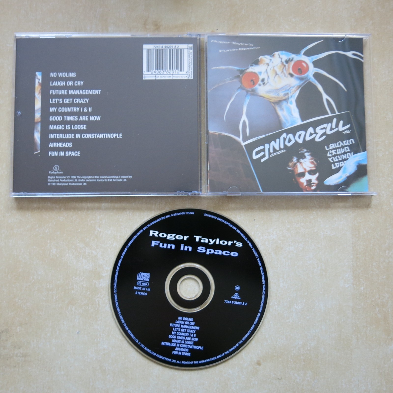 ROGER TAYLOR Fun In Space - CD album 1996 Queen