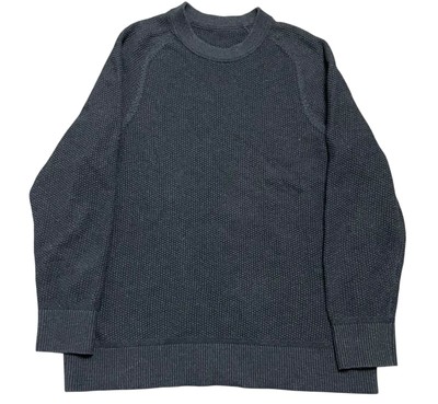 Damen Pullover Lululemon Waffelstrick Navy Größe XS