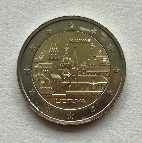LITHUANIA - 2 € commemorative coin 2026 - Kaunas UNC