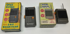 Lot of 2 Archer Space Patrol Walkie-Talkies W/ Original Boxes 60-4001 60-4002