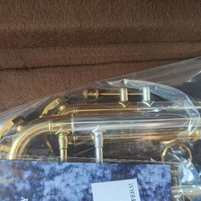 Stradivarius Bac h LT180S-37 Bb Trumpet gold plated professional with case