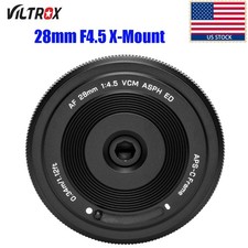 VILTROX AF 28mm F4.5 Pancake Lens for Fujifilm X-Mount Cameras X-T5 X-H2 X-T50