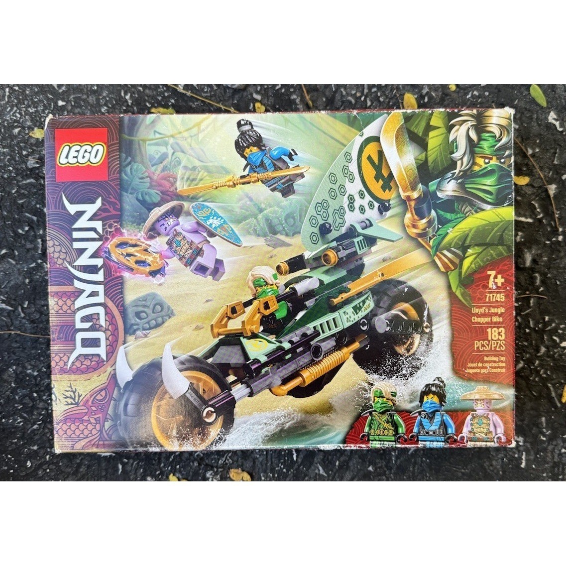 LEGO 71745 Ninjago Lloyd's Jungle Chopper Bike Brand New Factory Sealed