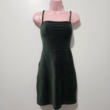 Forever 21 - Dress Bodycon Mini Tank- Size M - Emerald Green - Cotton Blend