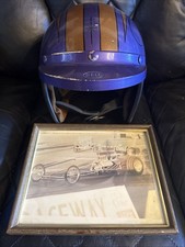 Vintage 1950s-1960s Bell - Drag Racing Motorcycle Helmet Cafe Racer