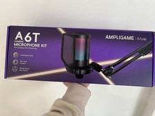 FIFINE AmpliGame A6T USB Gaming Microphone Kit RGB Boom Arm PS4 PS5 PC Mac