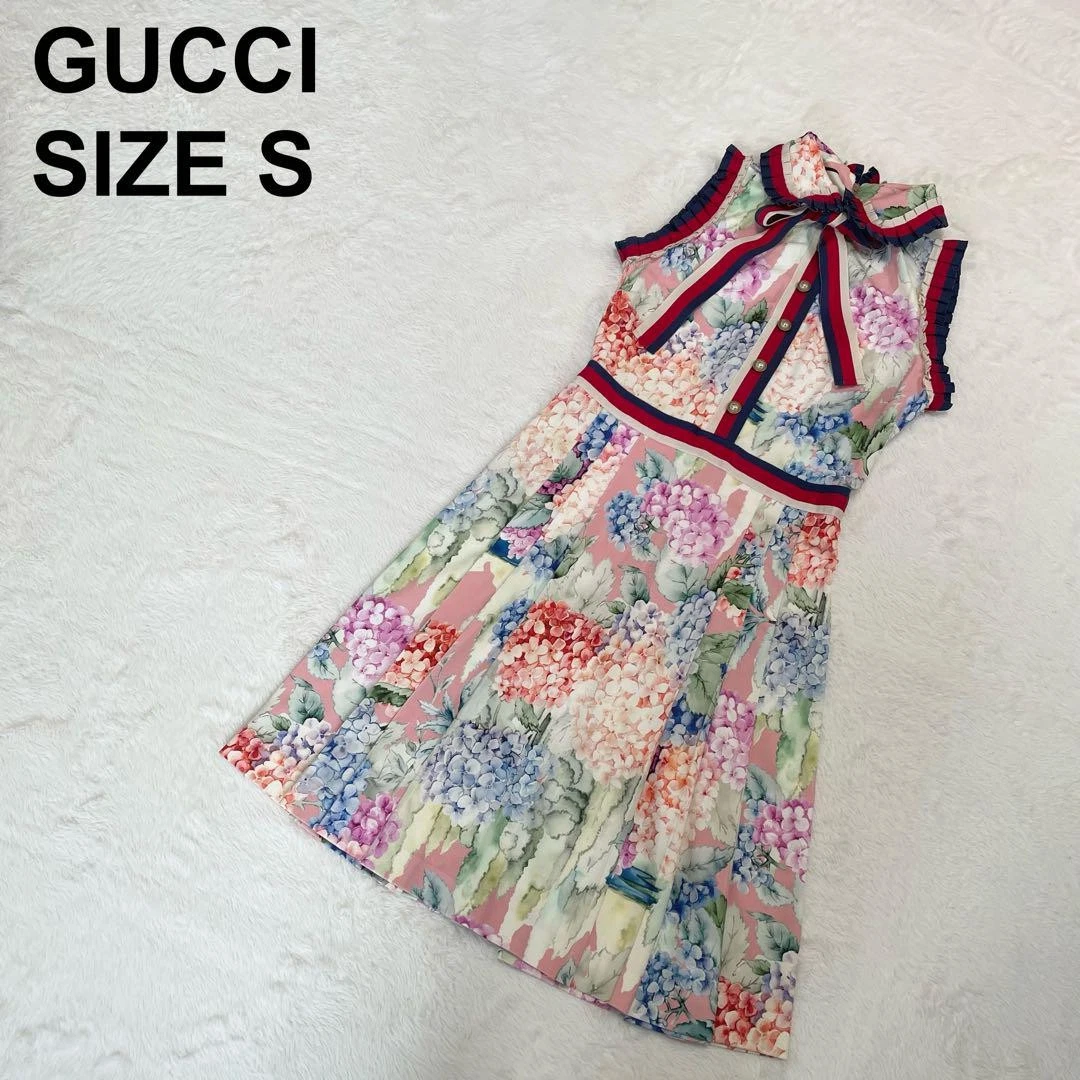 Robe ruban Gucci Sherry Line Flora Shana 506 m6_0411