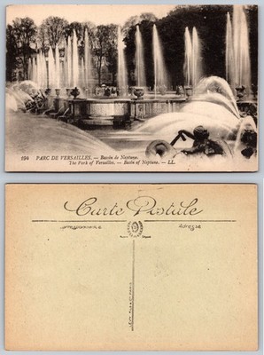 Parc De Versailles Basin De Neptune Postcard