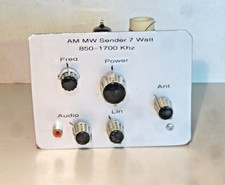 Mittelwellen  Sender  Röhren Short wave Transmitter 850-1700 Khz , 7 Watt