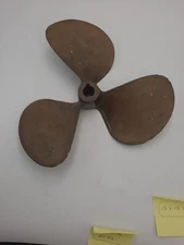 Vintage Brass Propeller 3 Leaves 13 x 15 RH