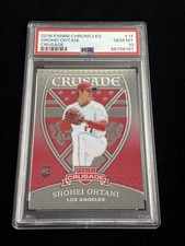 2018 Panini Chronicles Crusade Shohei Ohtani #14 RC Rookie PSA 10 GEM MVP