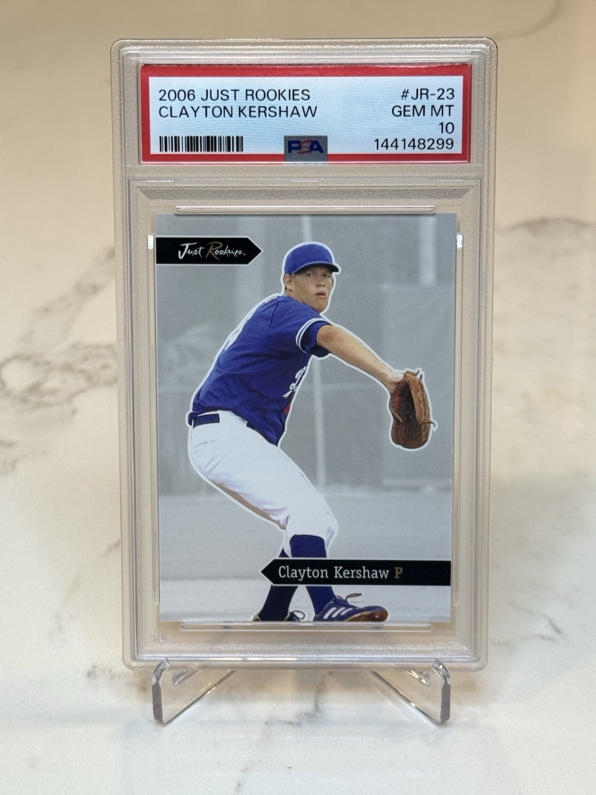 Clayton Kershaw - 2006 Just Minors Just Rookies #JR-23 (RC) Rookie PSA 10