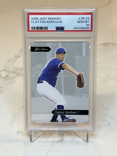 Clayton Kershaw - 2006 Just Minors Just Rookies #JR-23 (RC) Rookie PSA 10
