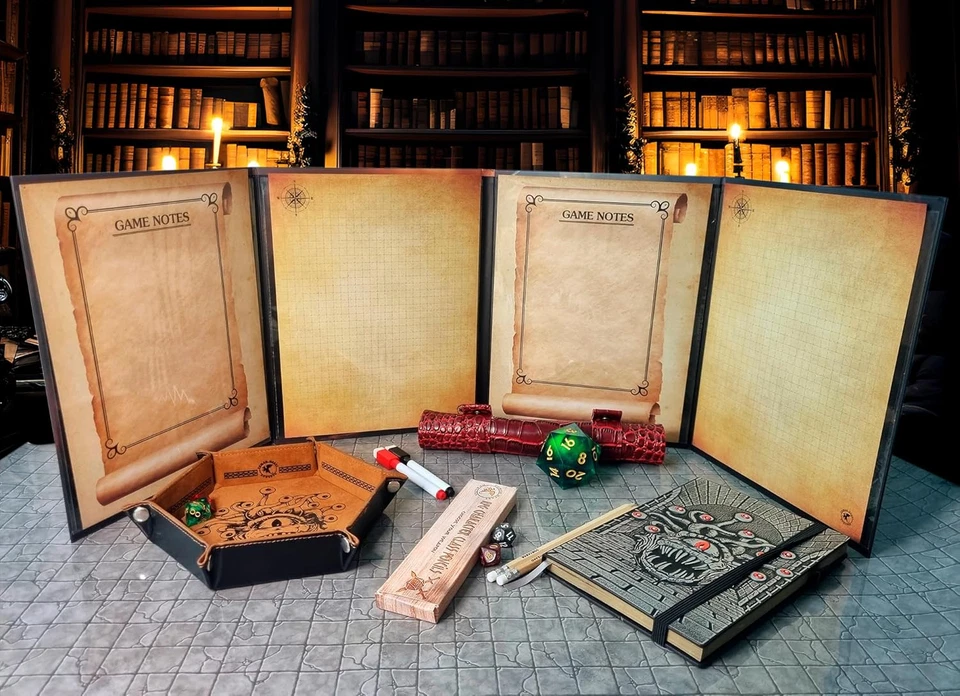 Dungeon, Schermo Del Dungeon Master, DM Screen, Dungeons and Dragons, D&D 5E, DN - Immagine 4 di 4