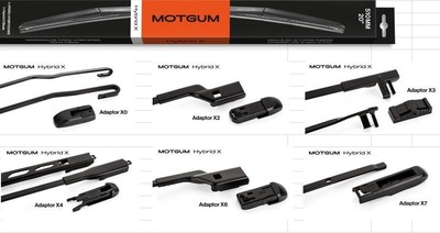 MOTGUM Scheibenwischer für VW Golf V Schrägheck (1K1) GOLF VI (5K1) POLO (6N2)