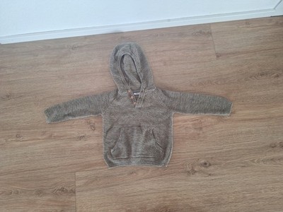 Pulli Gr. 92 Reserved Kind Pullover Strick Kapuzenpulli Hoodie Jäckchen Beige