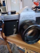 Asahi Pentax Spotmatic F  Super Takumar 55mm f/2   Used Untested Parts