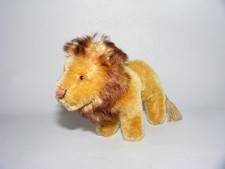 Vintage Mohair Steiff Leo the Lion 3.5" tall 5" long No button
