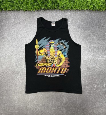 Vintage I Survived Montu Dased And Confused 90s Shirt
