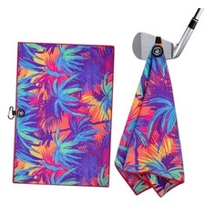 Towel Magnetic Golf Towel for Golf Bags with Clip for Men Colorful