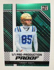 Grant Gray 2024 Pro Set Pre-Production Proof 1/1 Green