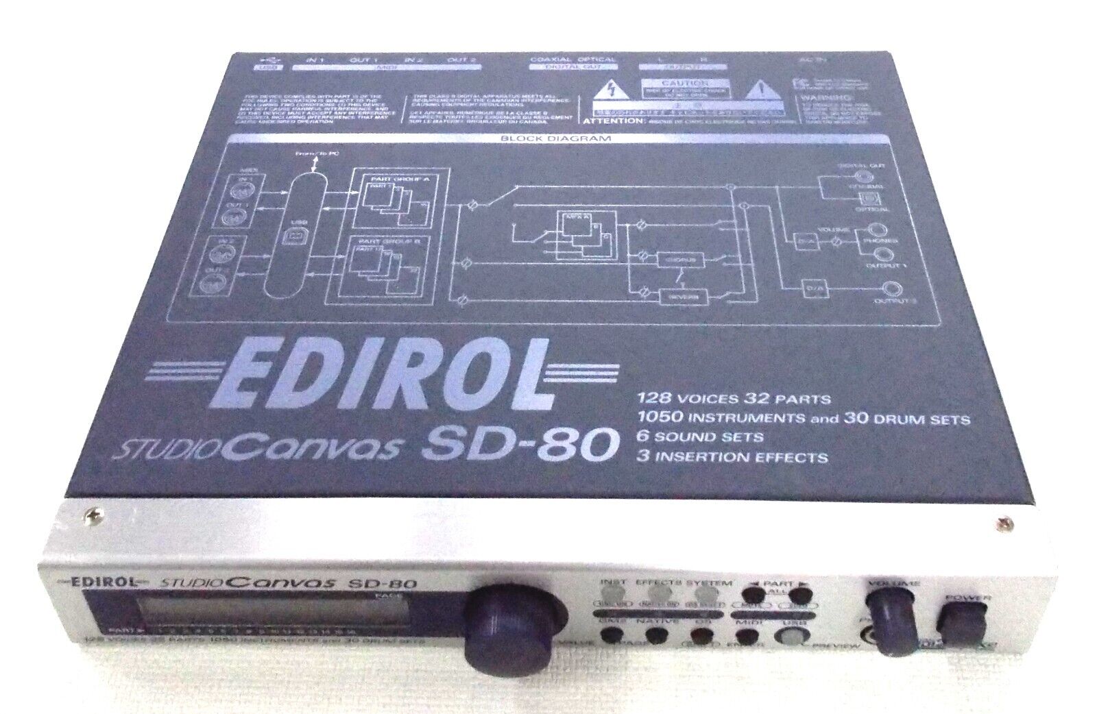 Edirol SD-80 Studio Canvas 128-Voice USB Sound Module Roland