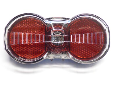 Busch+Müller Fahrrad Toplight Flat S plus Dynamo-Rücklicht für Gepäckträger 50mm