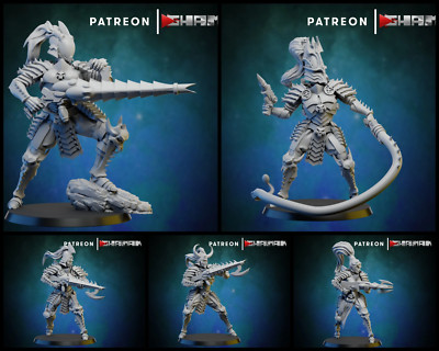 Cabal Miniatures | Dark Space Elves | Grimdark Proxy | Ghamak