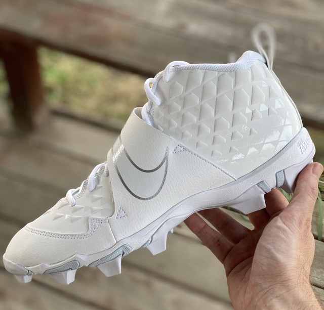 Nike Force Zoom Mike Trout 6 Mid Baseball Cleats Size 11 White At3440