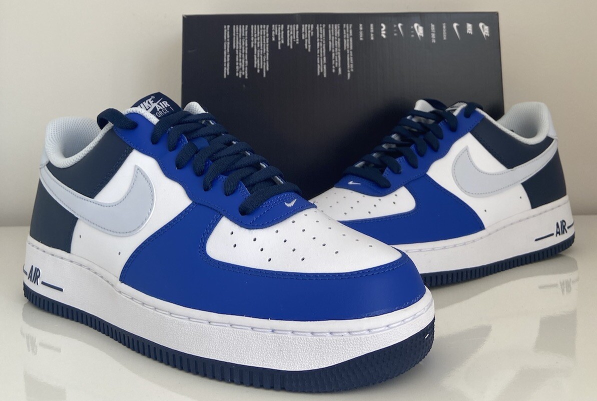Nike Air Force '07 LV8 Trainers White Game Royal FQ8825 100