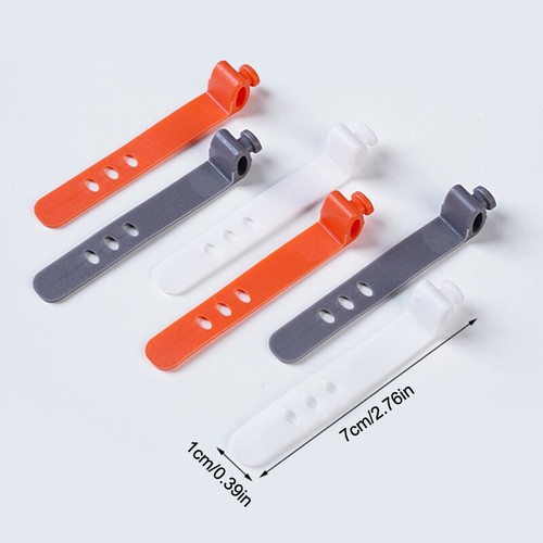 10Pcs Cable Organizer Earphone Cable Clip Charger Cord Winder Line Winder Strap - Zdjęcie 3 z 10