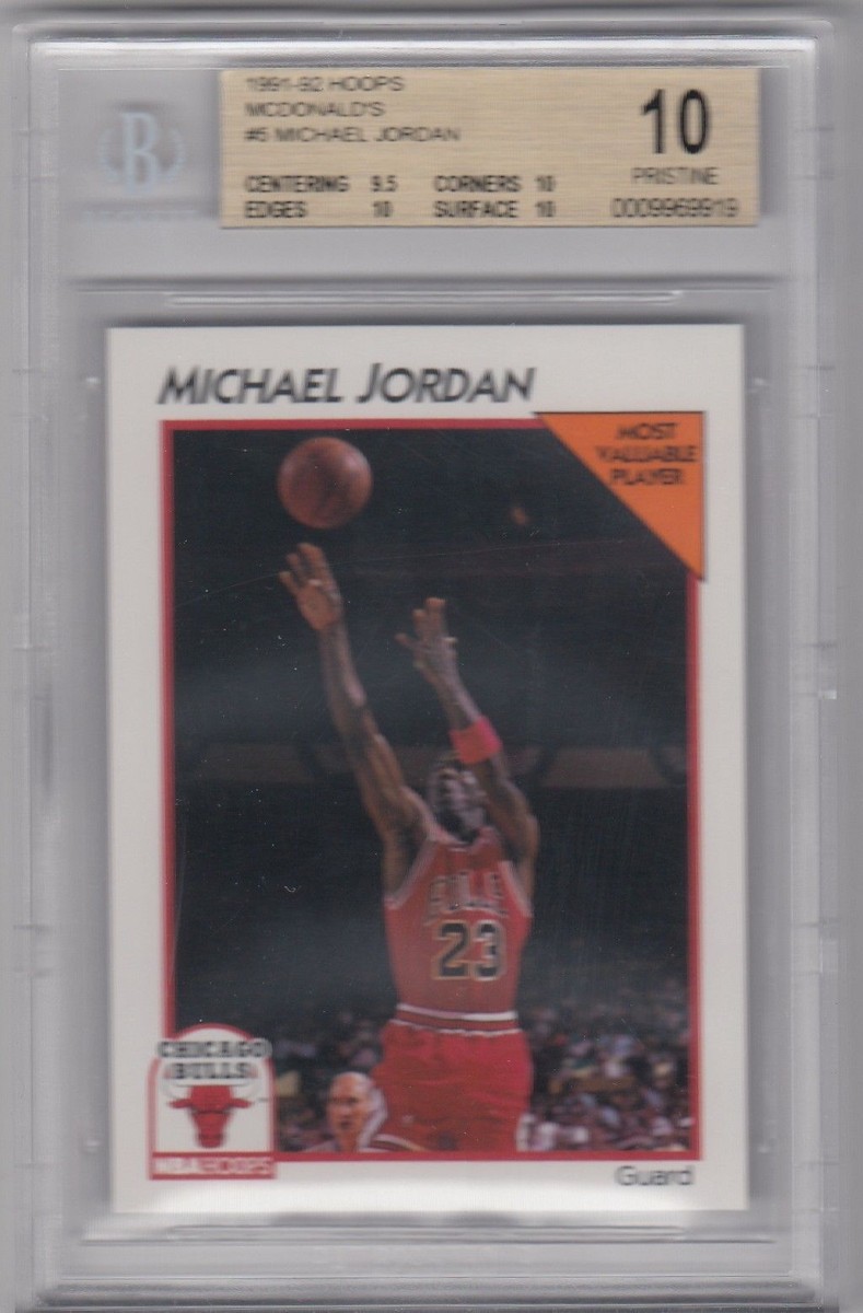 [最安値] 1991 Hoops マイケル ジョーダン PSA-10 1990-91 Hoops #5 Michael Jordan PSA 10 Graded Basketball