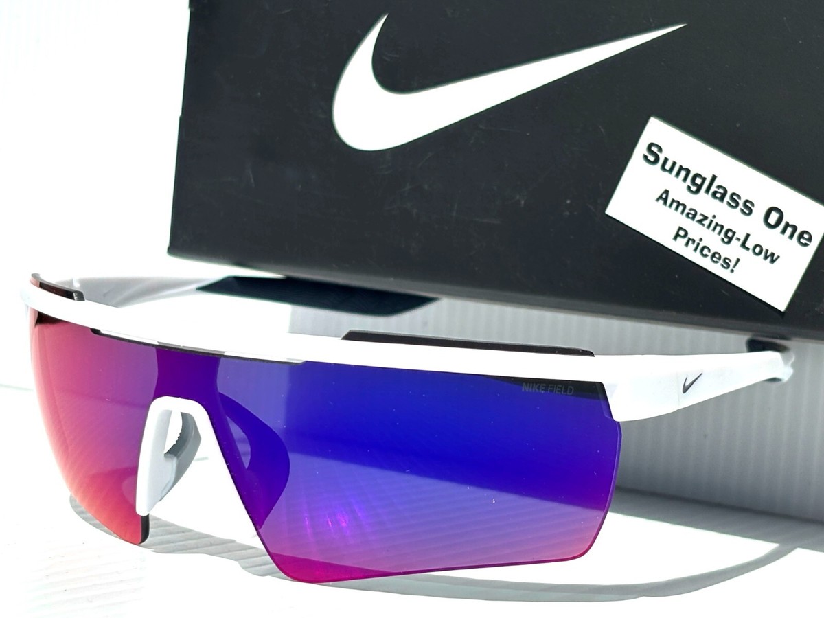 Nike WINDSHIELD ELITE 20 White Navy Frame Field Tint Sunglass