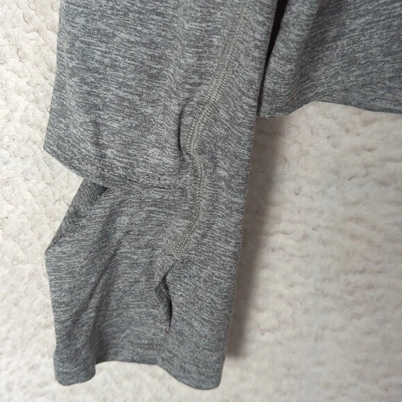 Nike Dri-Fit Women's Gray Running Performance Lightweight Zip Pullover Size 2X - Image 2 of 4