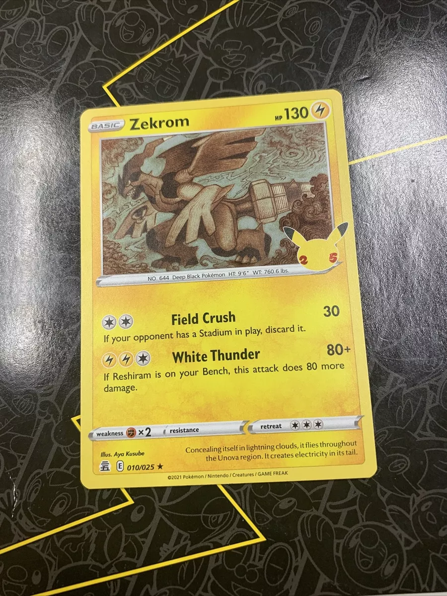 Zekrom - Celebrations Pokémon card 010/025