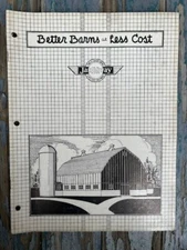 Rare Vintage Original Jamesway Livestock Better Barns Less Cost building book