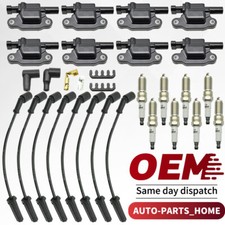 8 For Chevy Gmc Cadillac 5.3 6.2 6.6 Square Ignition Coil Spark Plug Wire Uf743 8 For Chevy Gmc Cadillac 5.3 6.2 6.6 Square Ignition Coil Spark Plug Wire Uf743