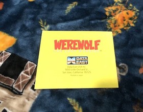 Nintendo NES Video Game Instruction Manual Lot of 2! Punch-Out!! and + Werewolf