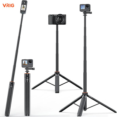 TP-21 Mini Selfie Stick Handheld Tripod Stand for GoPro 12 11 10 9 DSLR Camera
