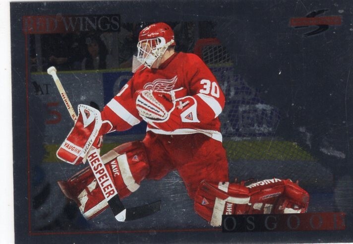 Chris Osgood 1995-96 Score Black Ice  #202